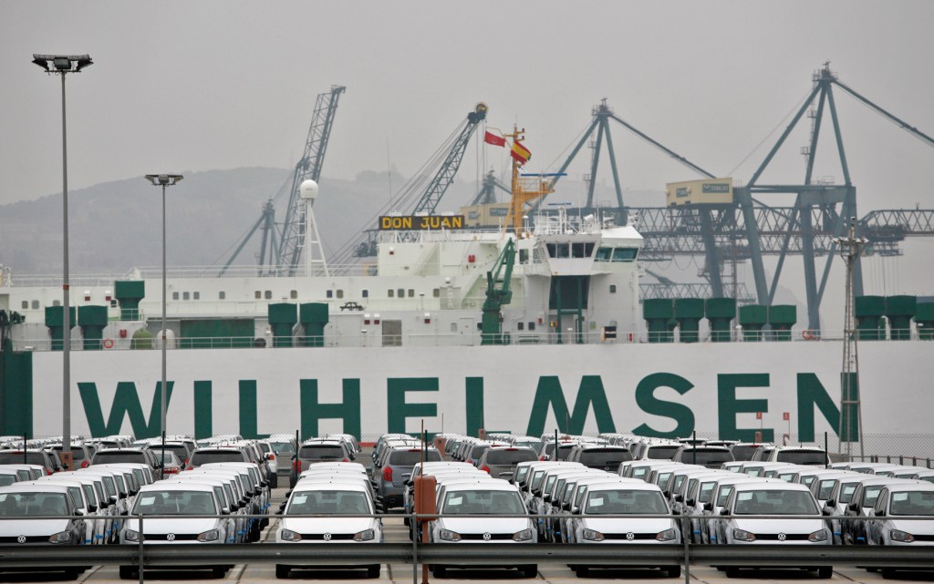 Estiba SETRAM en el Puerto de Barcelona Transporte de Automóviles