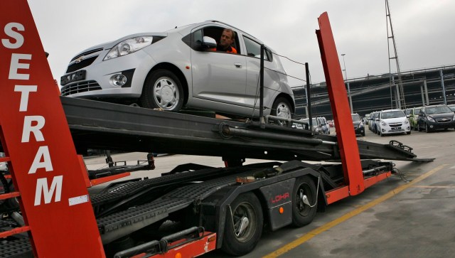 SETRAM Chevrolet Terminal Puerto Barcelona logistica automovil transporte coches nacional internacional