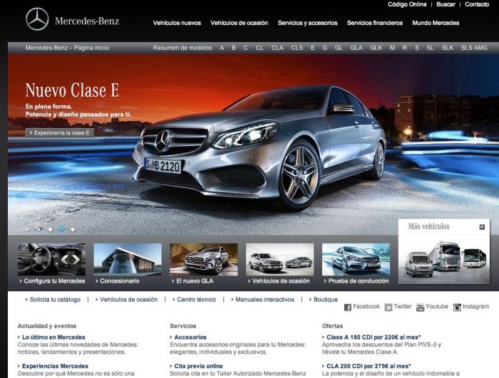 tienda on line mercedes-benz