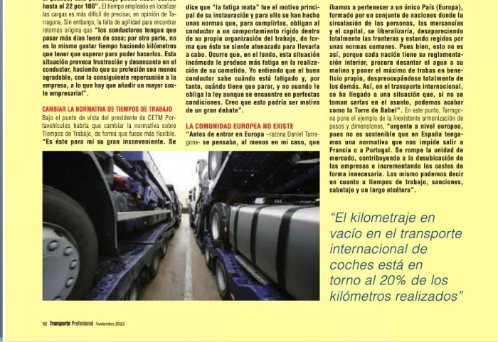 Daniel Tarragona Transporte Profesional