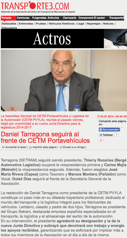 Daniel Tarragona SETRAM