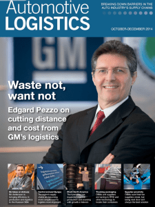 Cover Automotive Logistics 2014