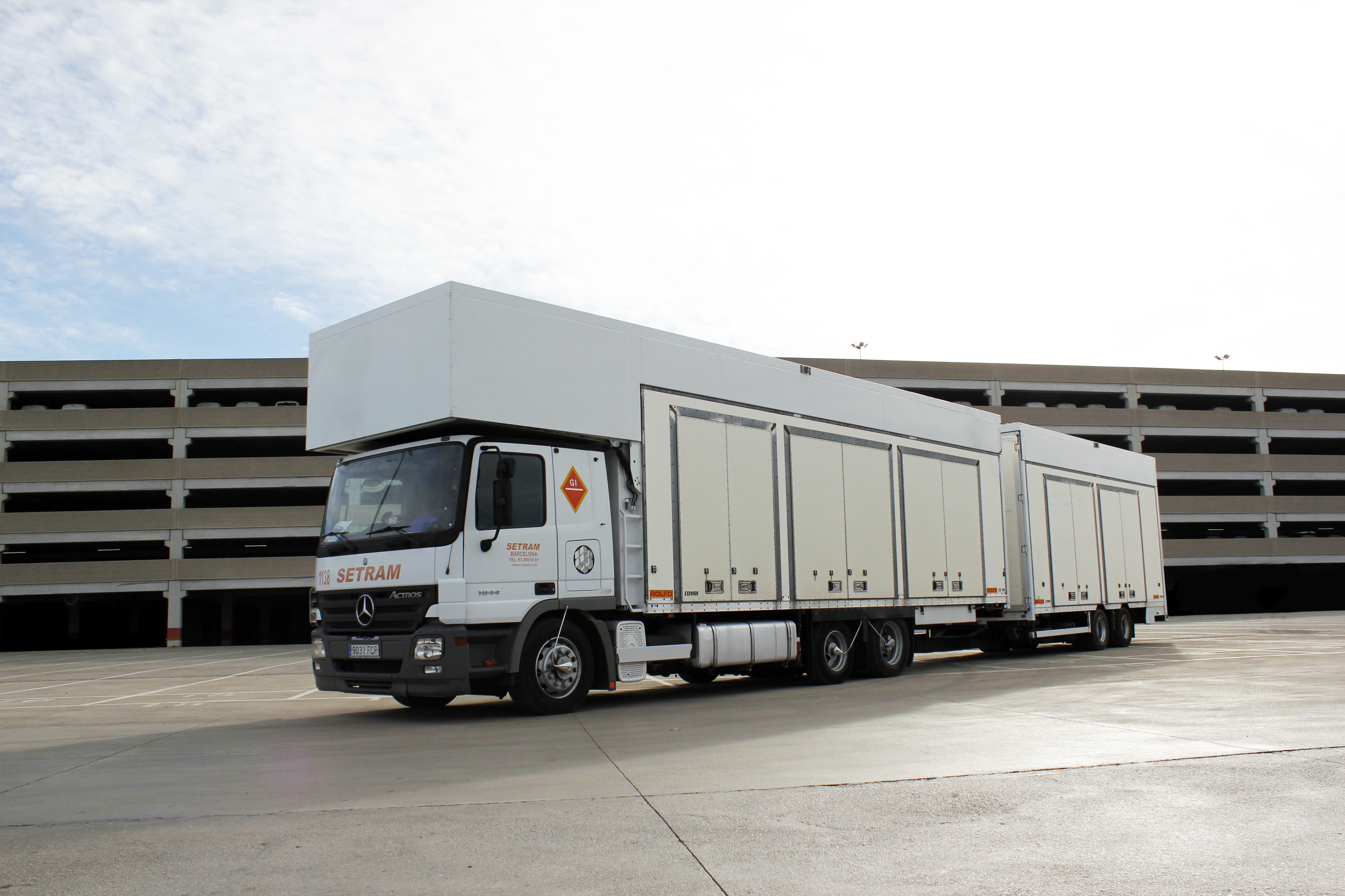 Portavehículos SETRAM EVV Puerto de Barcelona