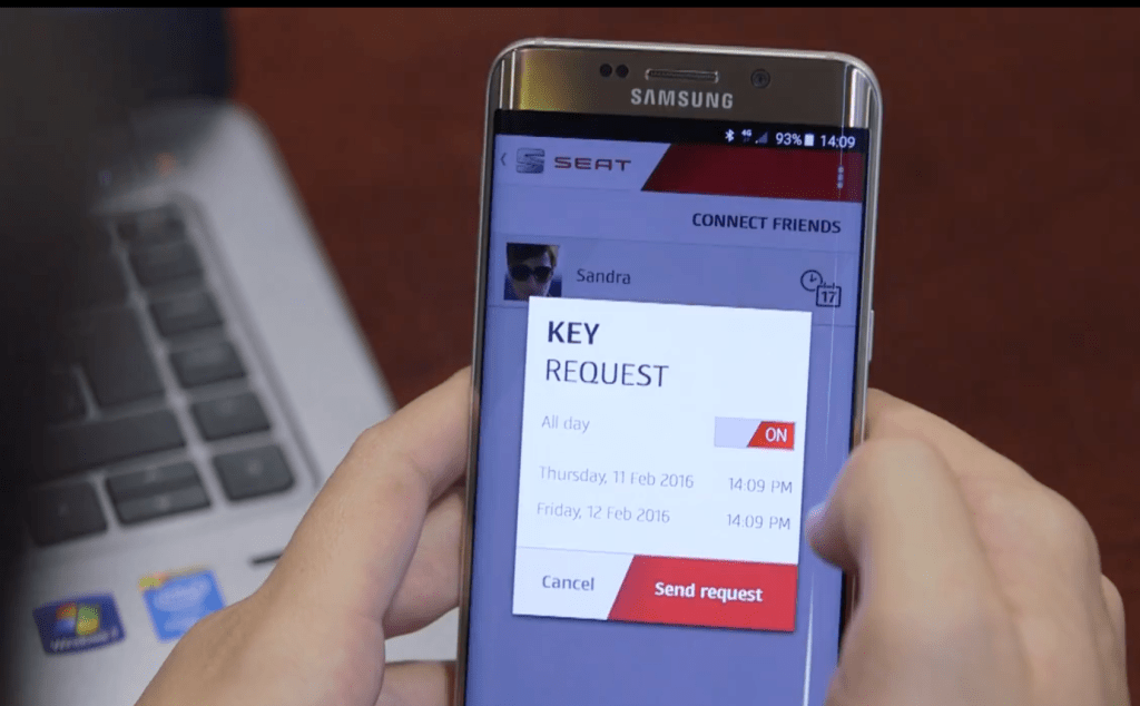 Seat Samsung SAP Coche conectado Video